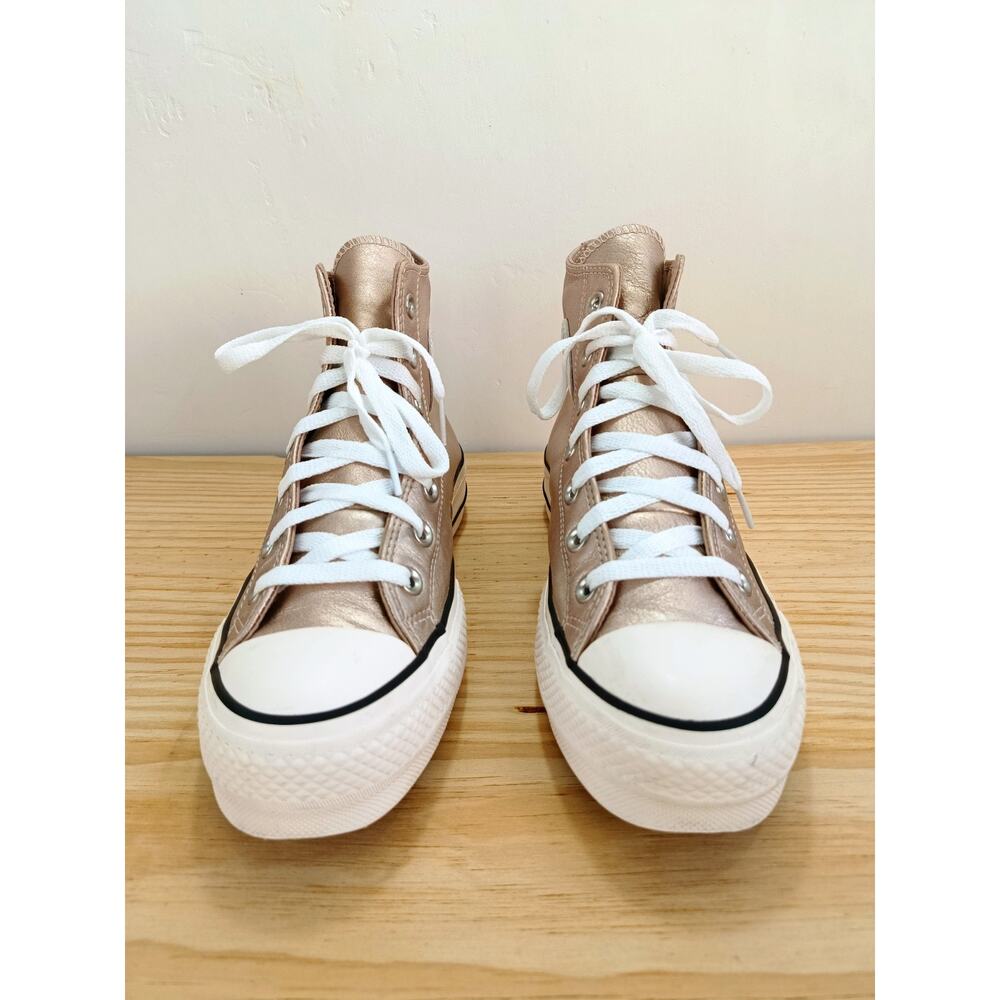 Converse All Star Chuck Taylor Rose Gold/White Women 8 Casual Sneaker - Picture 5 of 11